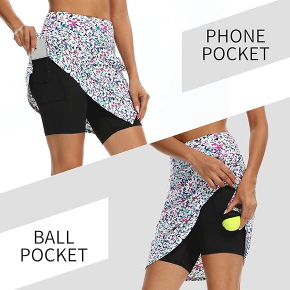 Pink Flowered Skort - Picture 3 of 3